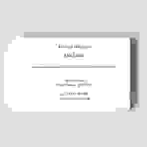 Classic Business Card 350gsm - Style A (Text Only)