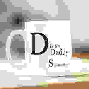 D is for Daddy Mug
