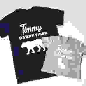 Daddy Tiger & Little Cub T-shirt Set