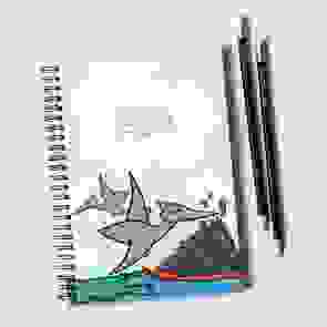 Dinosaur Notebook & Pencil Gift Set