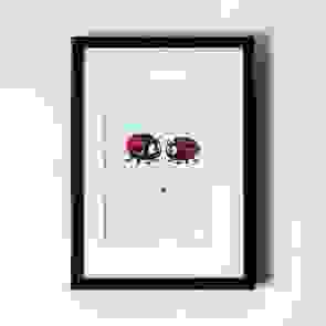 Ladybird Design - Personalised Art Print (Black Frame)