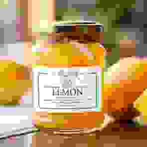 Personalised Vintage Lemon Marmalade Jam Jar Labels