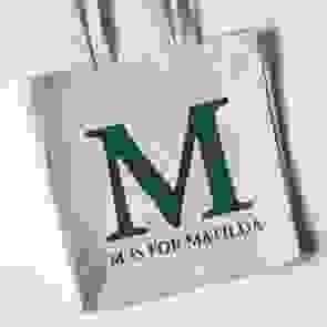 Monogram - Christmas Personalised Tote Bag