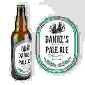 Personalised Beer Label - 4 Pack - Design 4