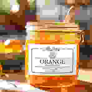 Personalised Vintage Orange Marmalade Jam Jar Labels
