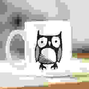 Owl Motif Mug