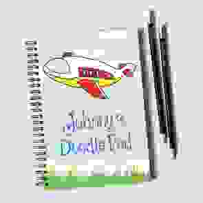 Aeroplane Notebook & Pencil Gift Set