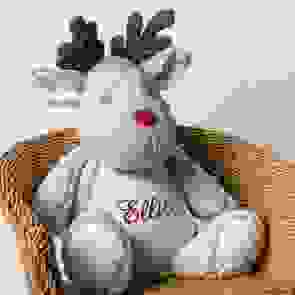 Personalised Soft Toy Reindeer