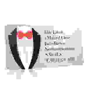 Pre Designed Tuxedo Address Label on A4 Sheets