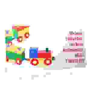 Pre Designed Toy Train Address Label on A4 Sheets