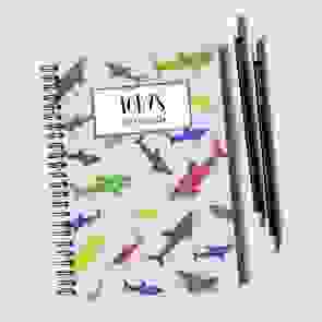 Shark Pattern Notebook & Pencil Gift Set