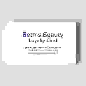Loyalty Card Front