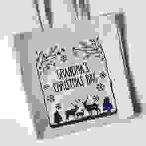 Personalised Christmas Tote Bag - Winter Wonderland