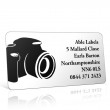 Pre Designed Camera Address Label on A4 Sheets