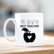Best Teacher Apple Mug