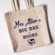 Teacher Tote Bag - Big Bag of Books (Natural)