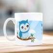 Blue Owl Teacher Mug