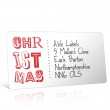 Christmas A4 Sheet Labels - Christmas Type