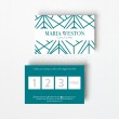 Geometric Loyalty Card - 4 Boxes