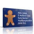 Christmas A4 Sheet Labels - Gingerbread Man-19x40mm