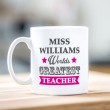 Worlds Greatest Teacher Pink Mug
