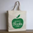 Personalised Teacher Tote Bag – Green Apple