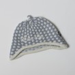Luxury Merino Wool Spotty Hat - Spotty Grey