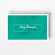 Contemporary Marble Business Card Front
