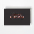 Opaque Design Business Card Front