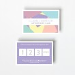 Pastel Loyalty Card - 4 Boxes