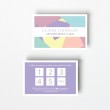 Pastel Loyalty Card - 6 Boxes