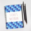 Blue Puzzle Notebook & Pencil Gift Set