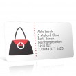 Pre Designed Handbag 1 Address Label on A4 Sheets
