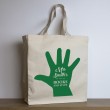 Personalised Teacher Tote Bag – Green Hand Print