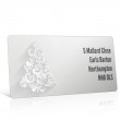 Christmas A4 Sheet Labels - Silver Christmas Tree
