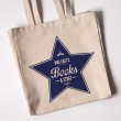 Personalised Christmas Teacher Tote Bag - Star Books and Stuff