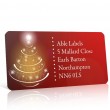 Christmas A4 Sheet Labels - Christmas Tree