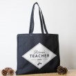 Personalised Teacher Christmas Tote Bag - Diamond