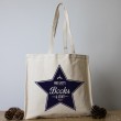 Personalised Teacher Christmas Tote Bag - Star Books and Stuff